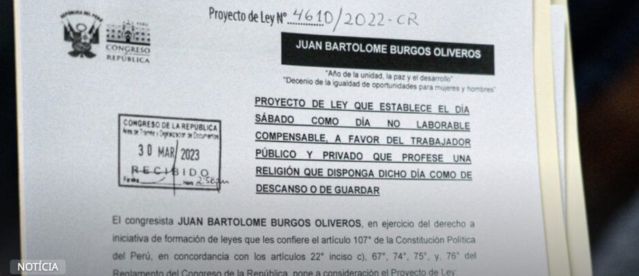 Proyecto de ley que establece el día sábado no laborable compensable es aprobado por la Comisión de Trabajo del Congreso en Perú